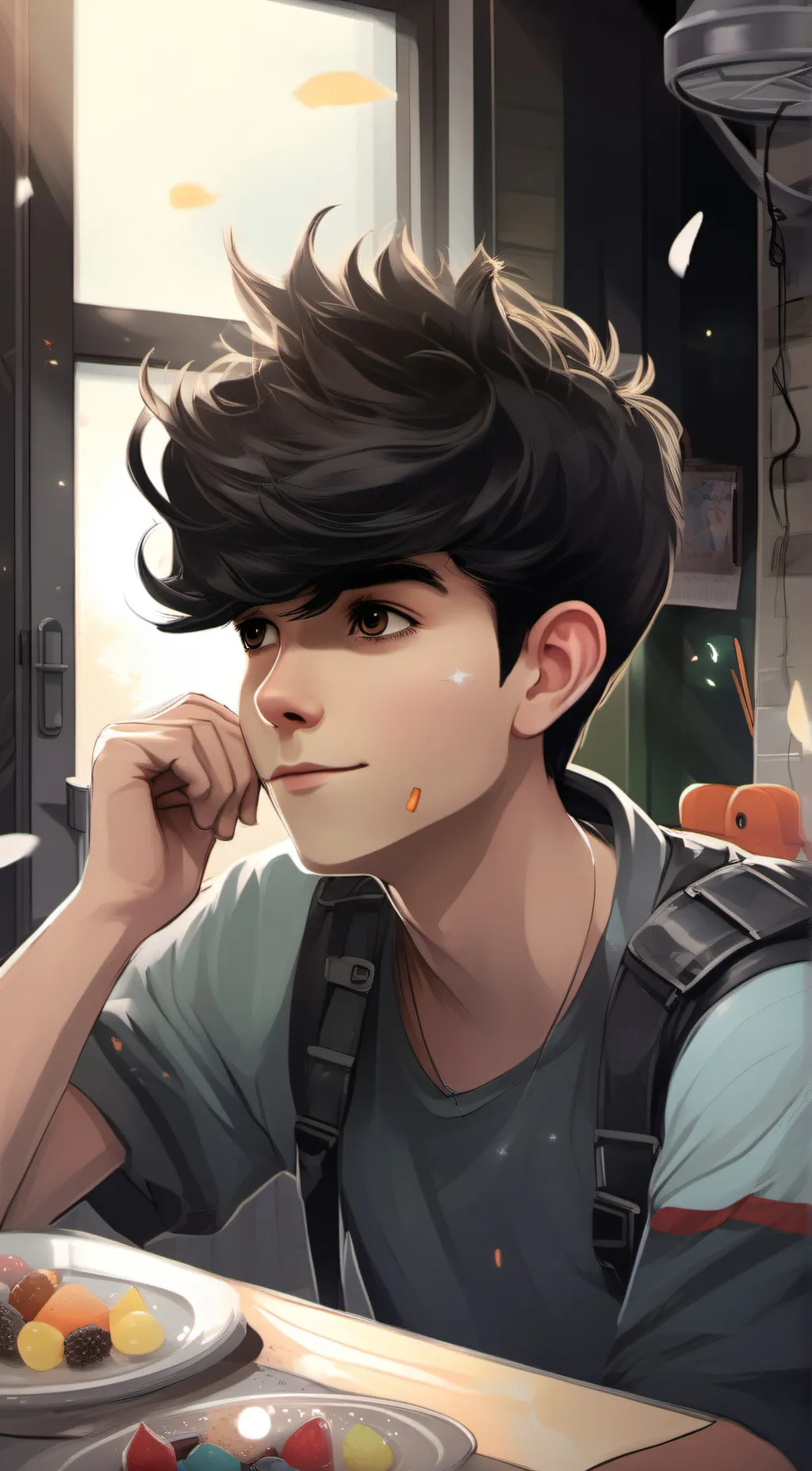 ai character: Aaron background