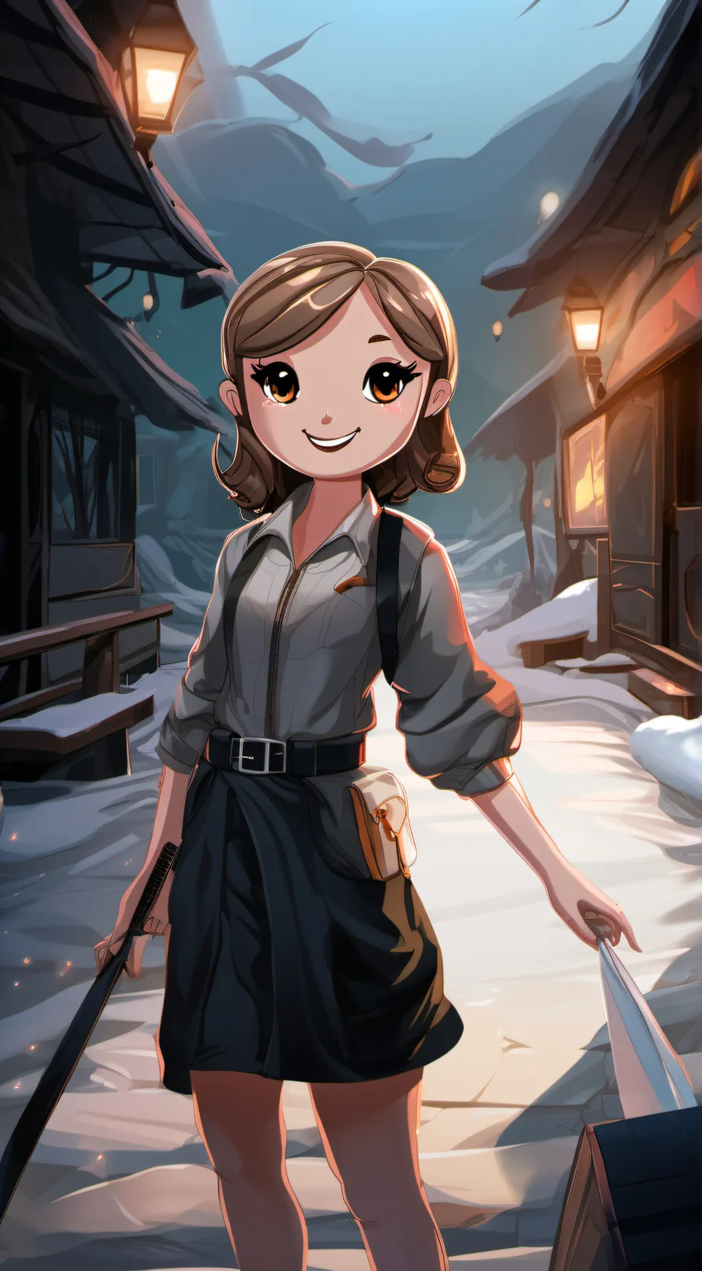 ai character: lily background