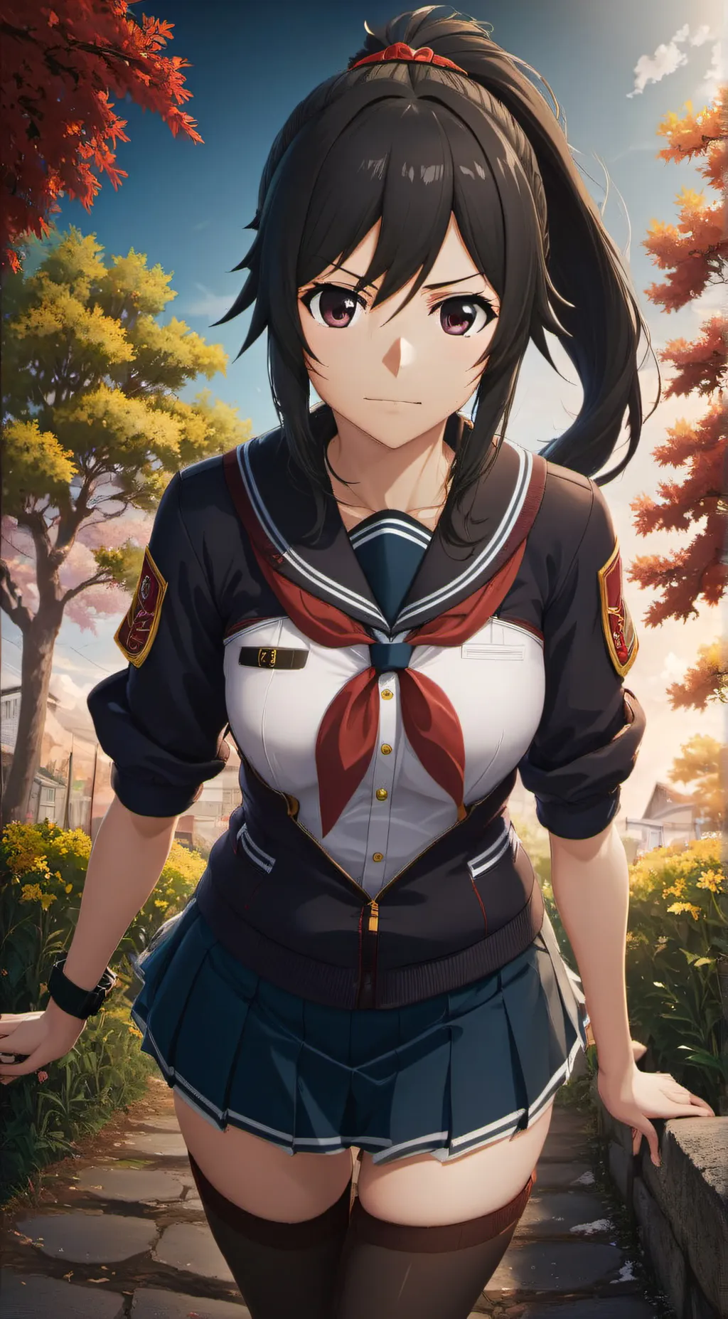 ai character: Ayano Aishi background