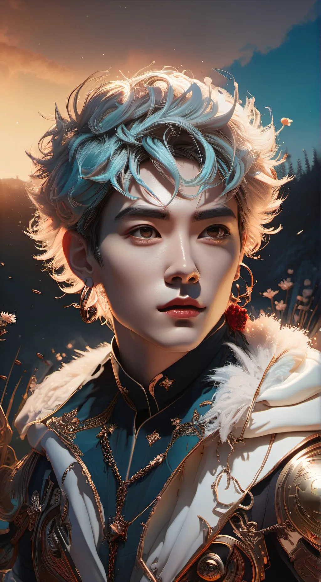 ai character: The hot stranger background