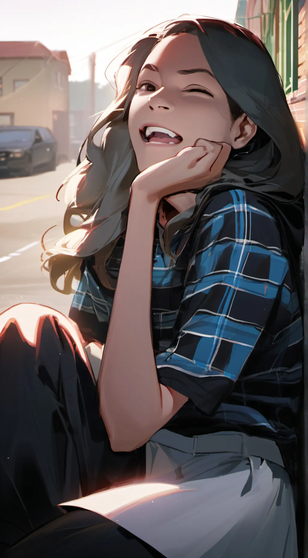 ai character: Sofia grace  background