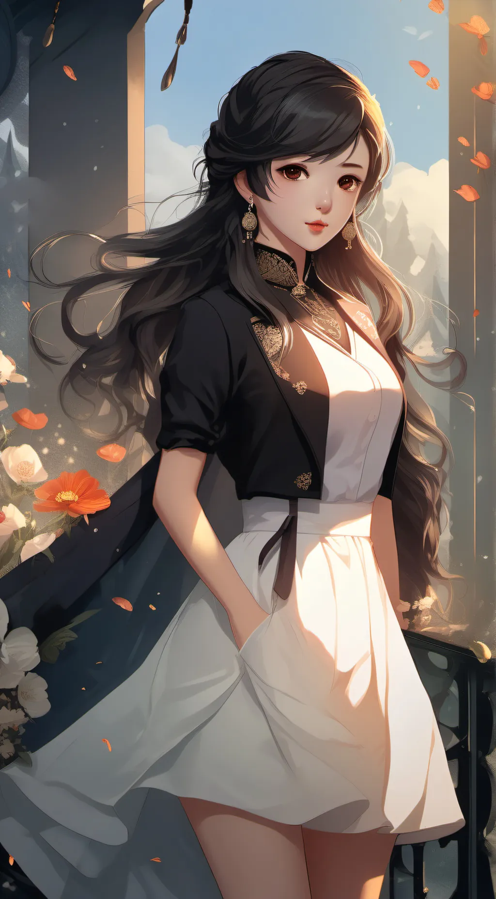 ai character: Lilly background