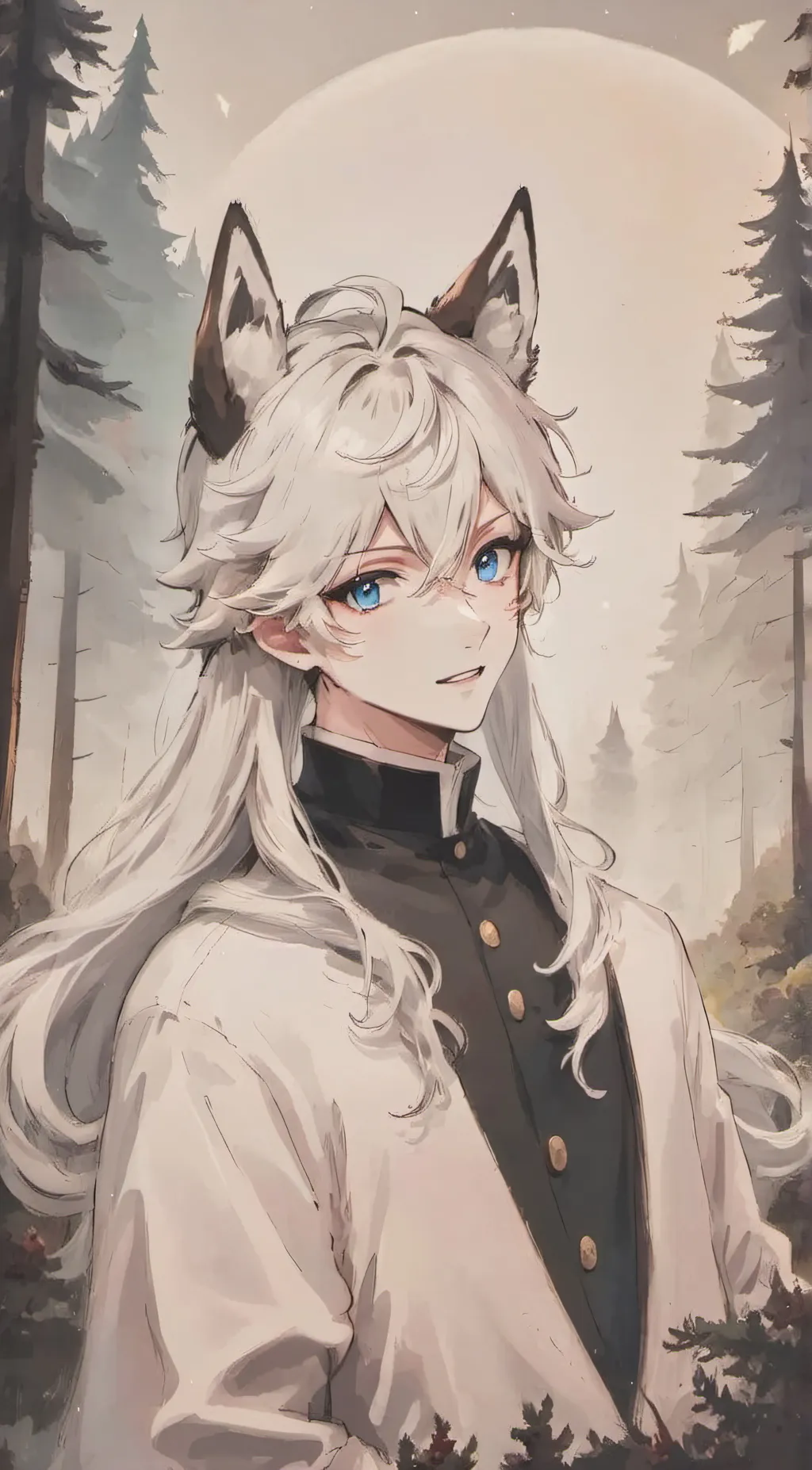 ai character: Mark background