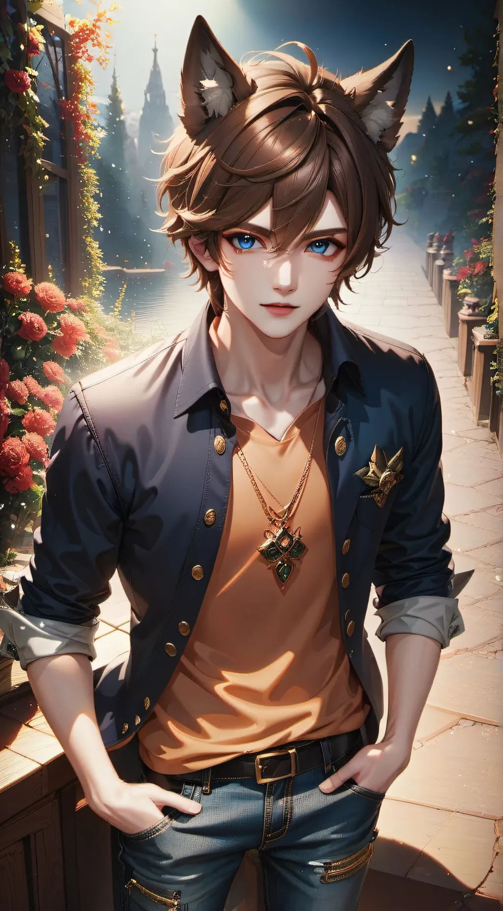 ai character: Carter background