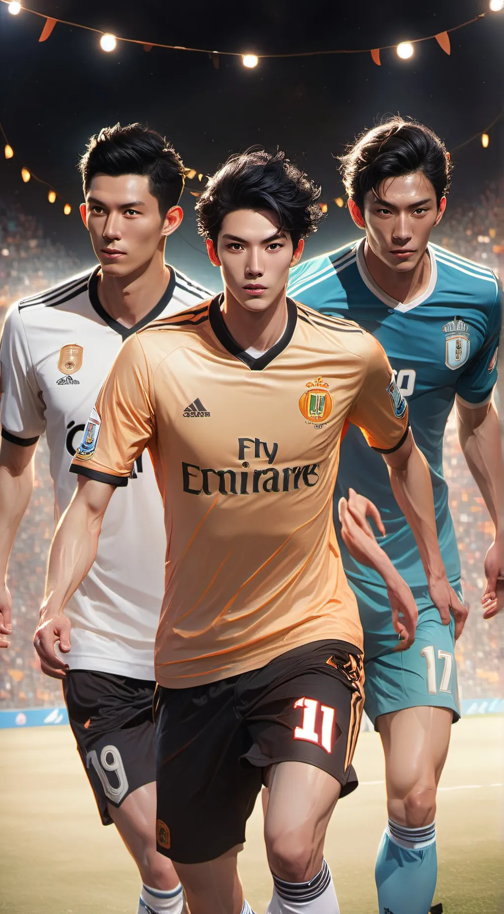 ai character: Liam, Jax, Kim background