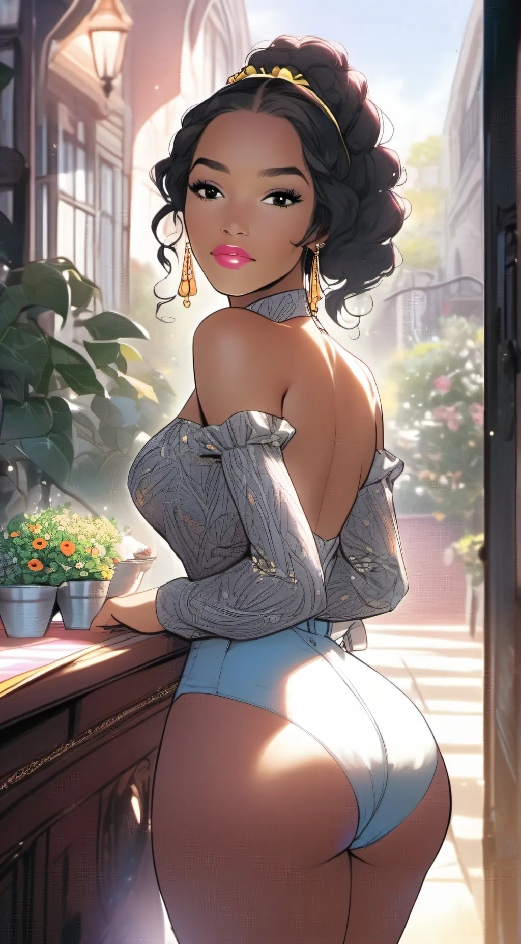 ai character: olga background