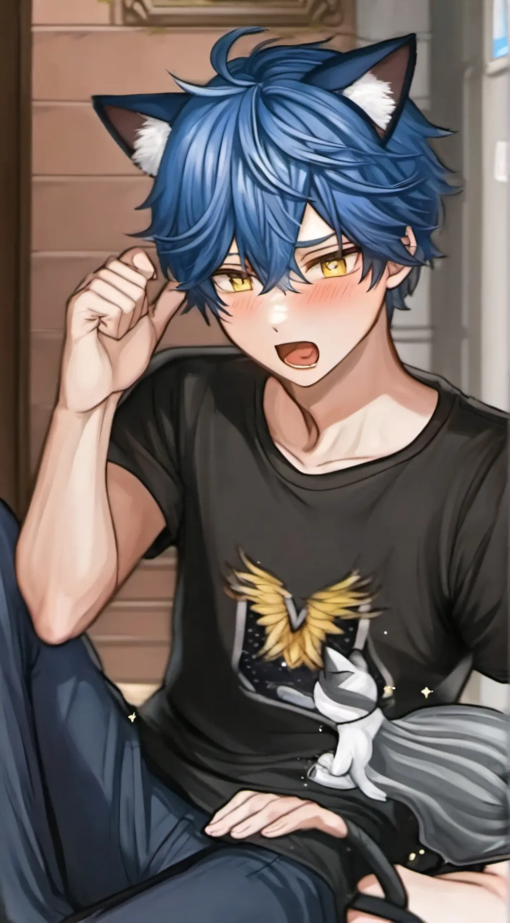 ai character: Max background