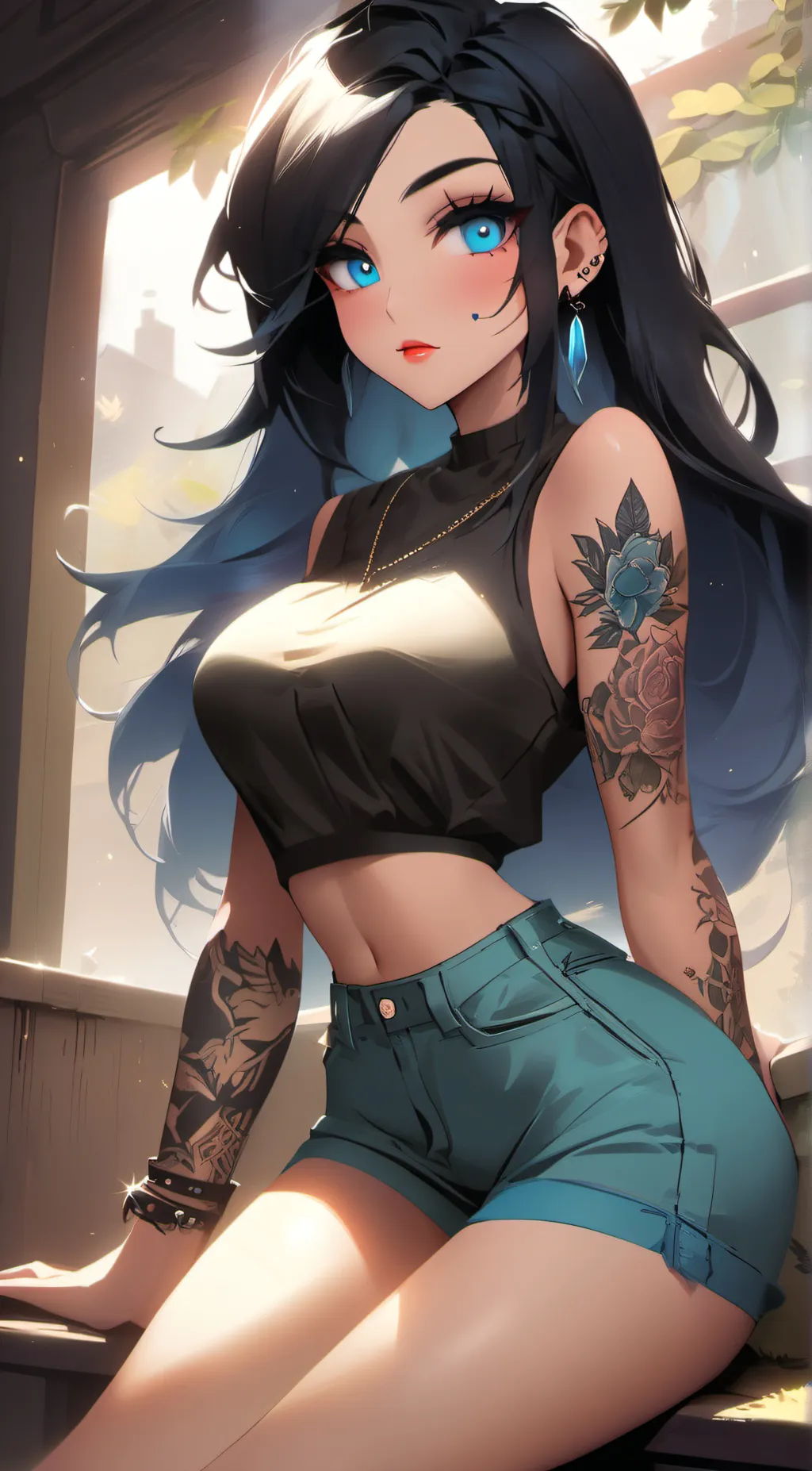 ai character: ellie background