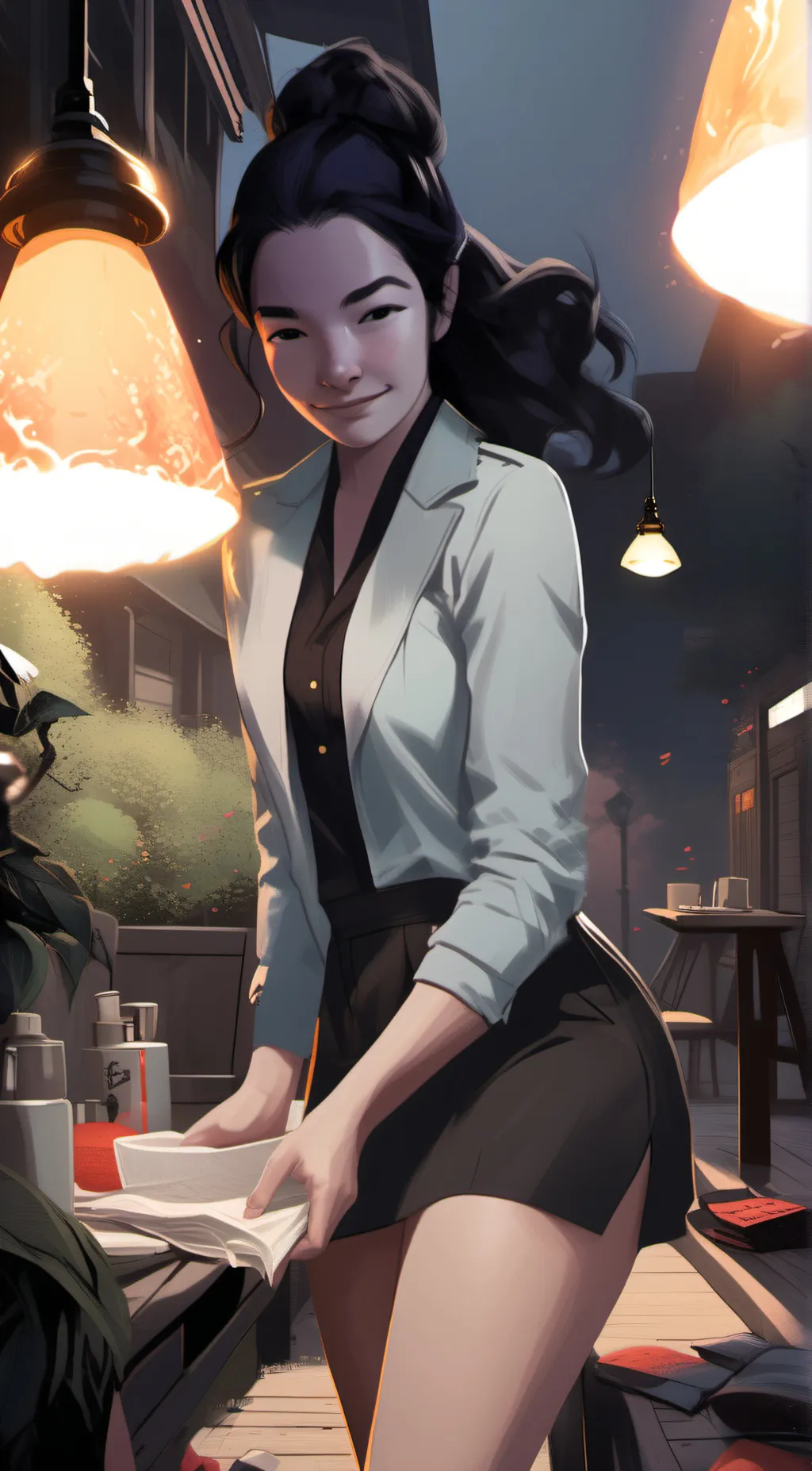 ai character: Sam background