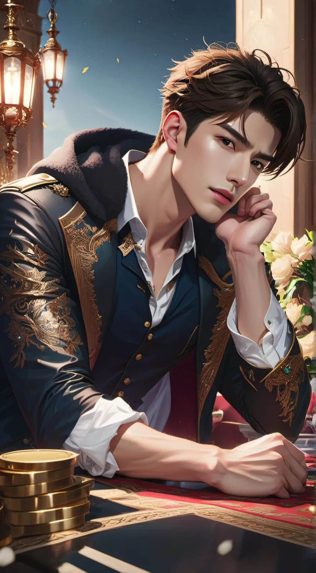 ai character: xildius  background