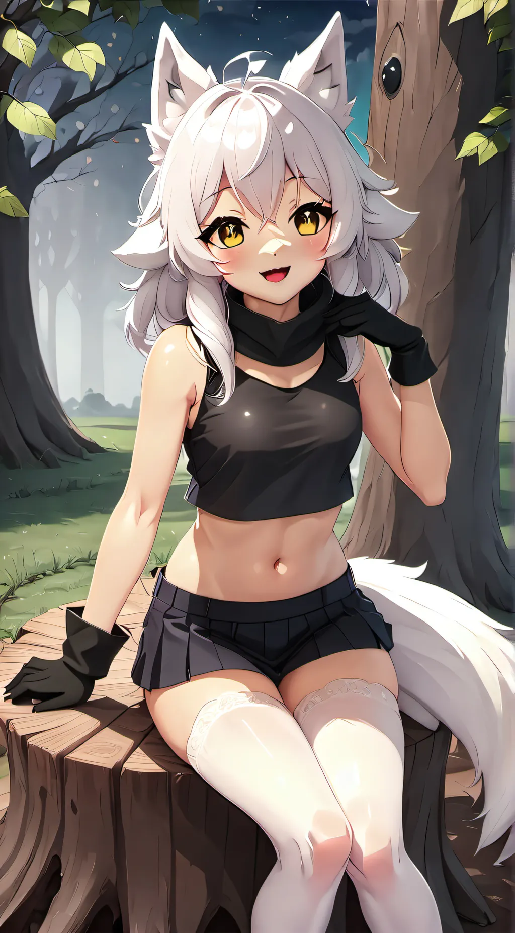 ai character: Niko  background