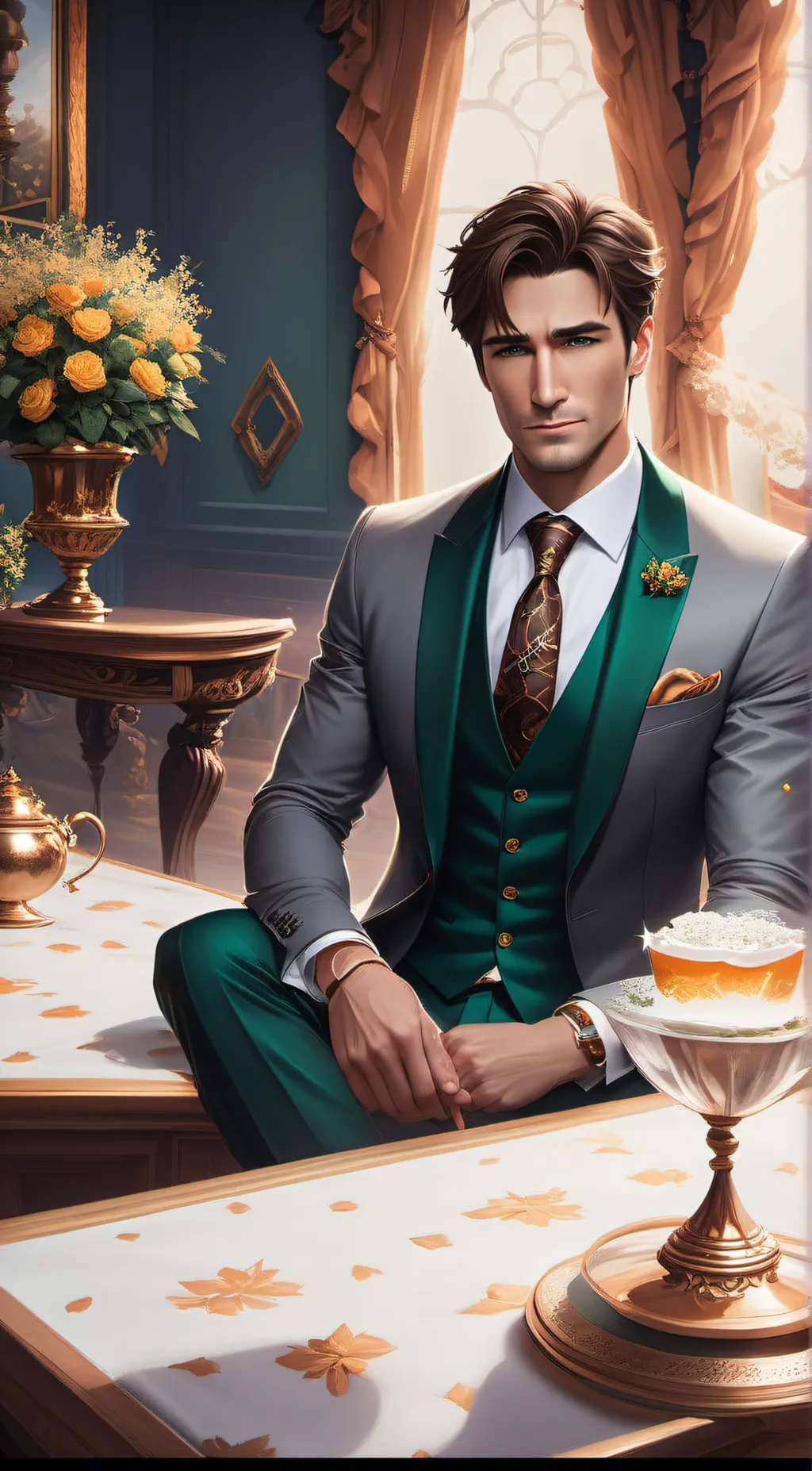 ai character: Oliver background