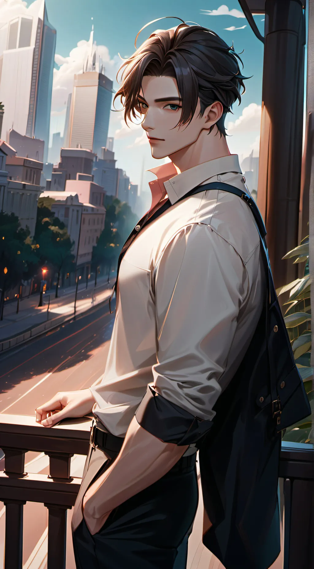 ai character: Seungho [disguise] background