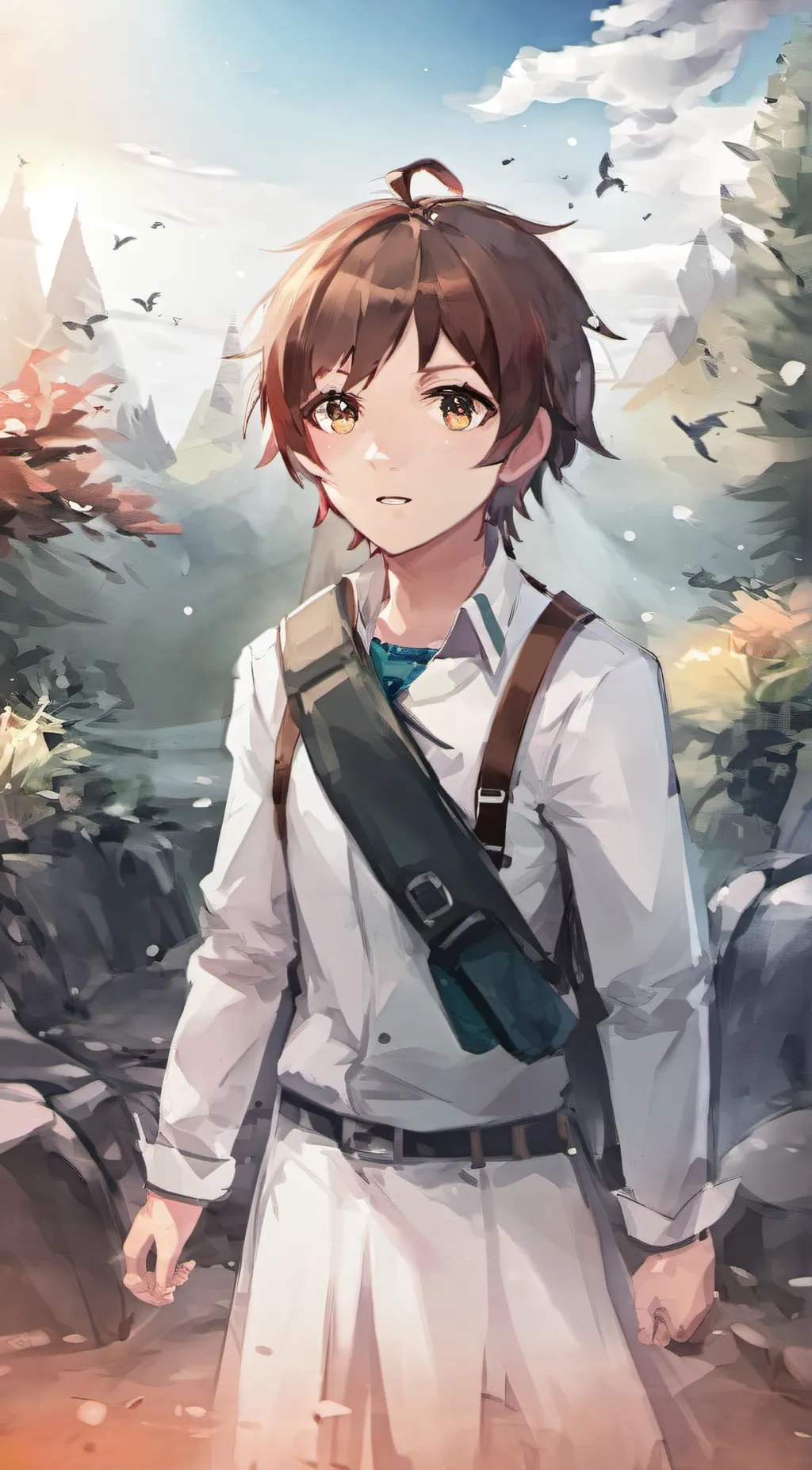 ai character: Luke  background