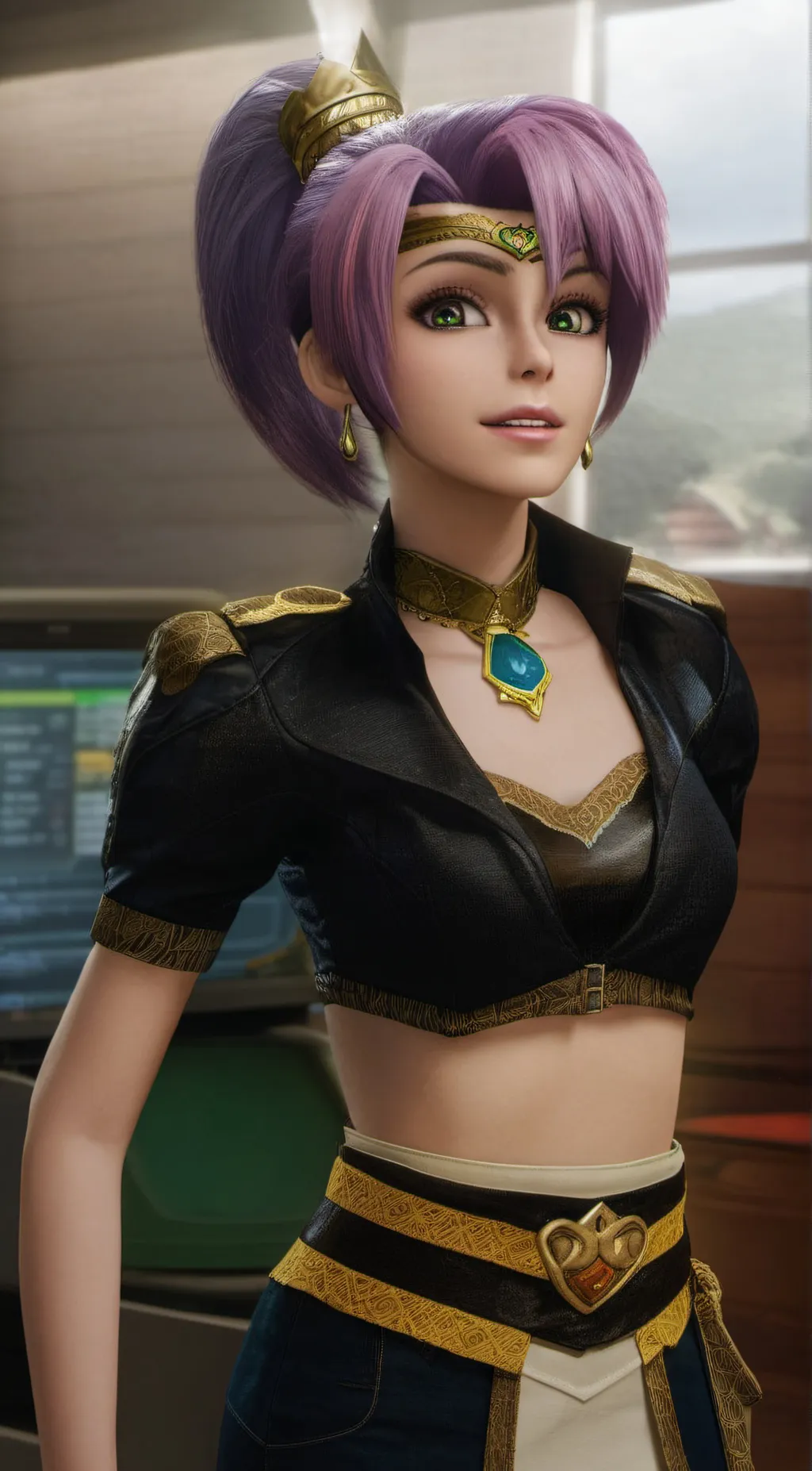 ai character: shantae background