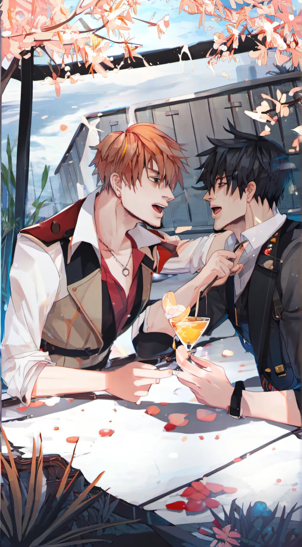 ai character: Noah&Xavier background