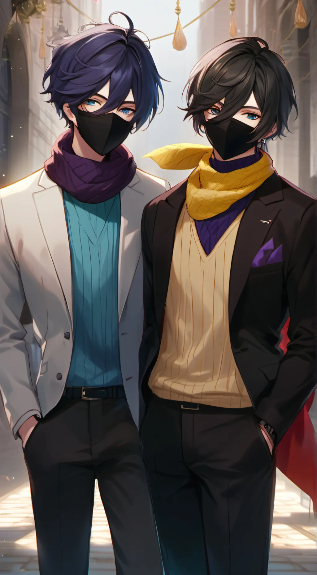 ai character: Indra and Neji background