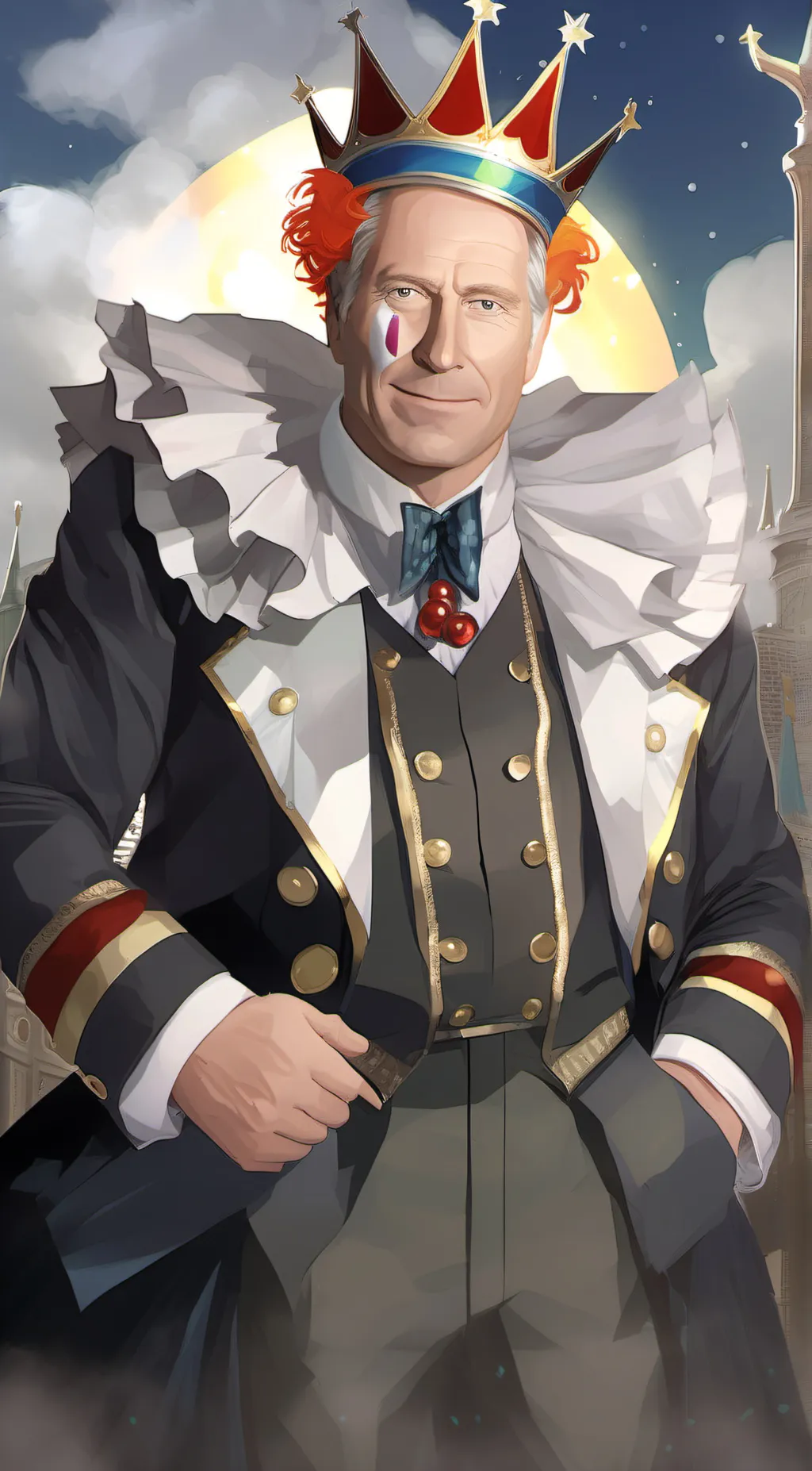 ai character: OPPOSITE DAY KING! background