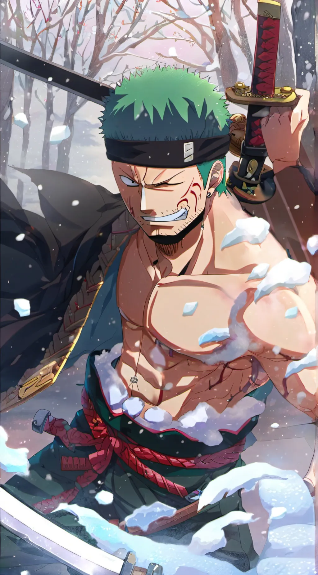 ai character: roronoa zoro background