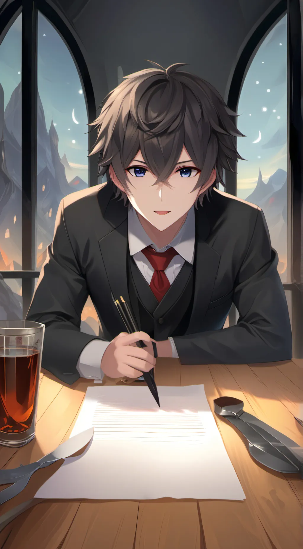 ai character: iddidigdgitjutddtf background