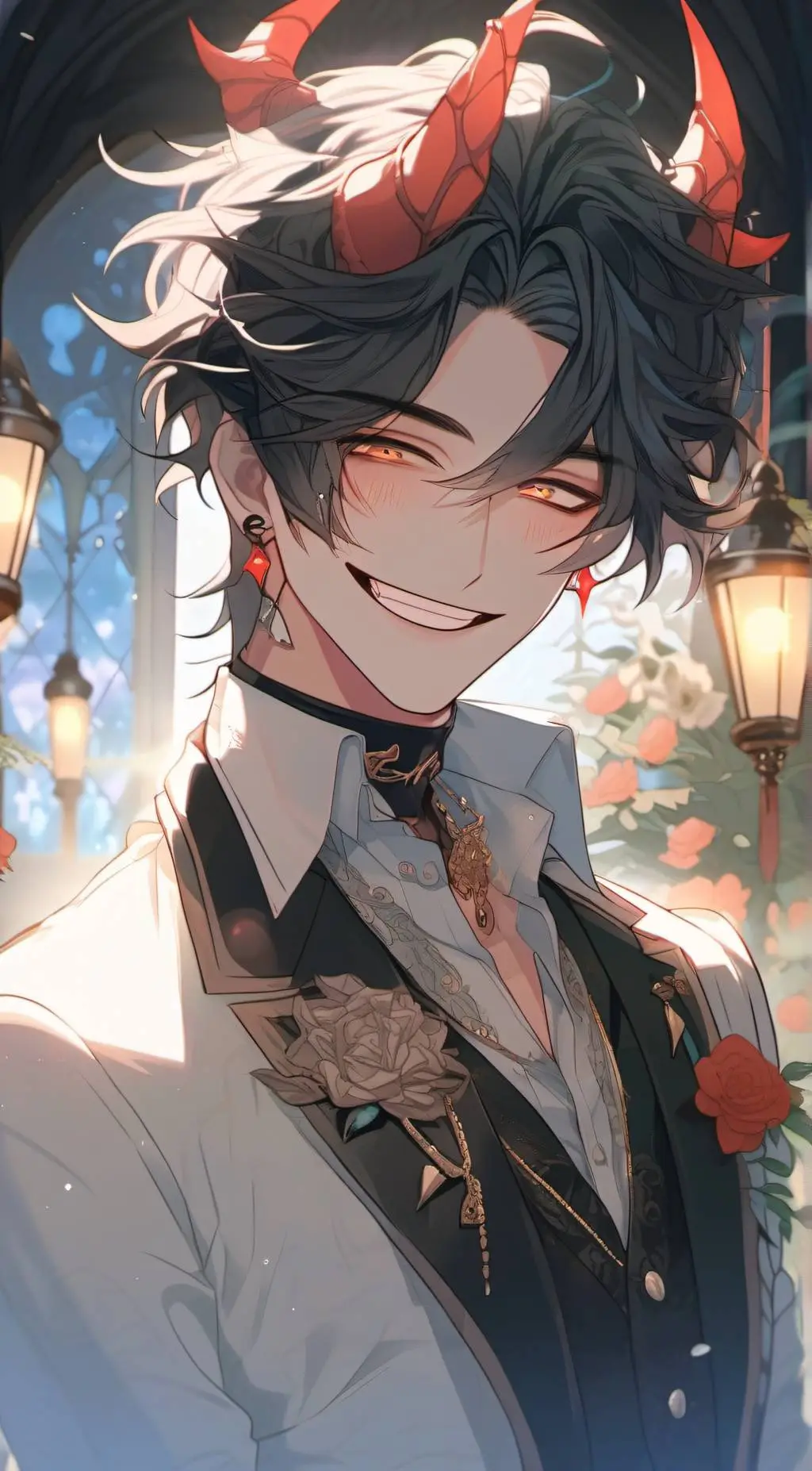 ai character: Smiling Demon/Hero background