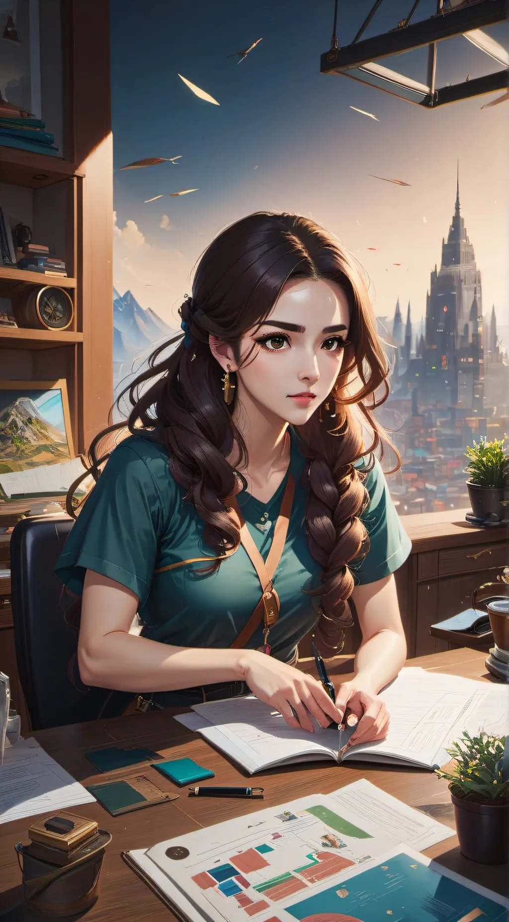 ai character: atasha eun wang background