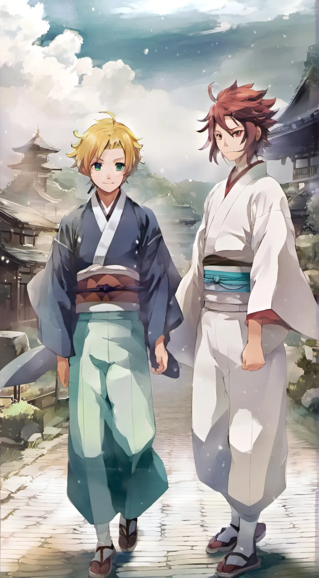 ai character: hashiras  background