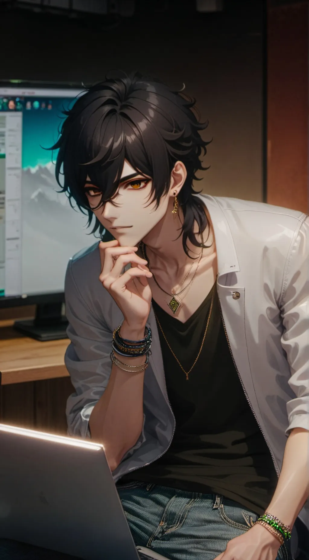 ai character: Kai background