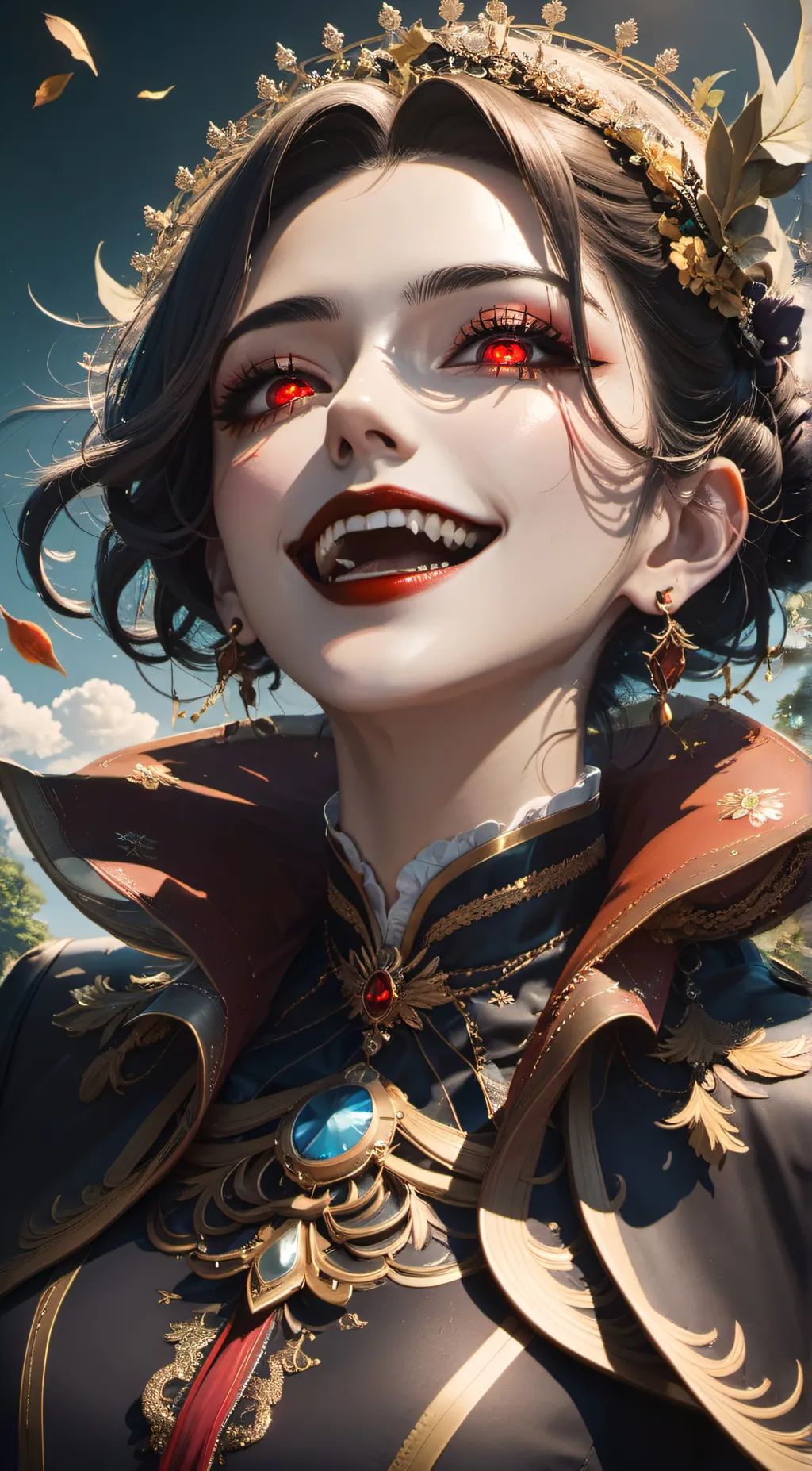 ai character: Luna background