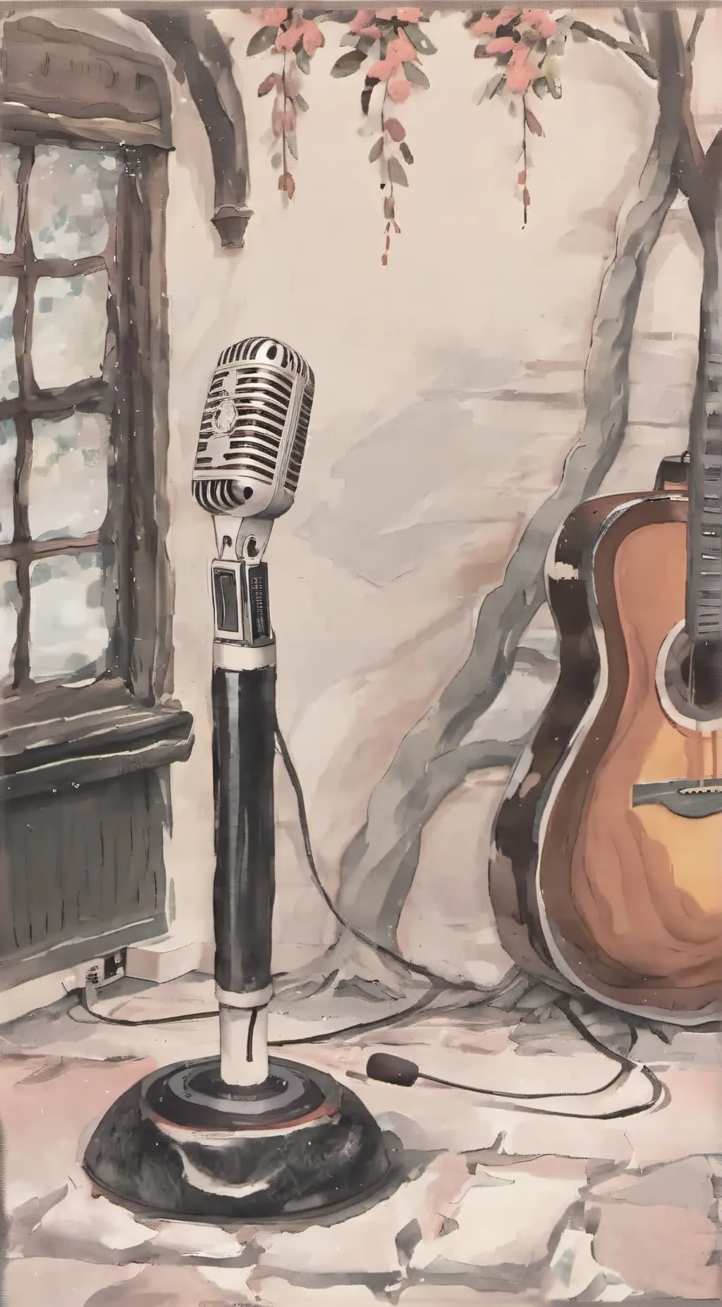 ai character: FINISH THE LYRICS  background