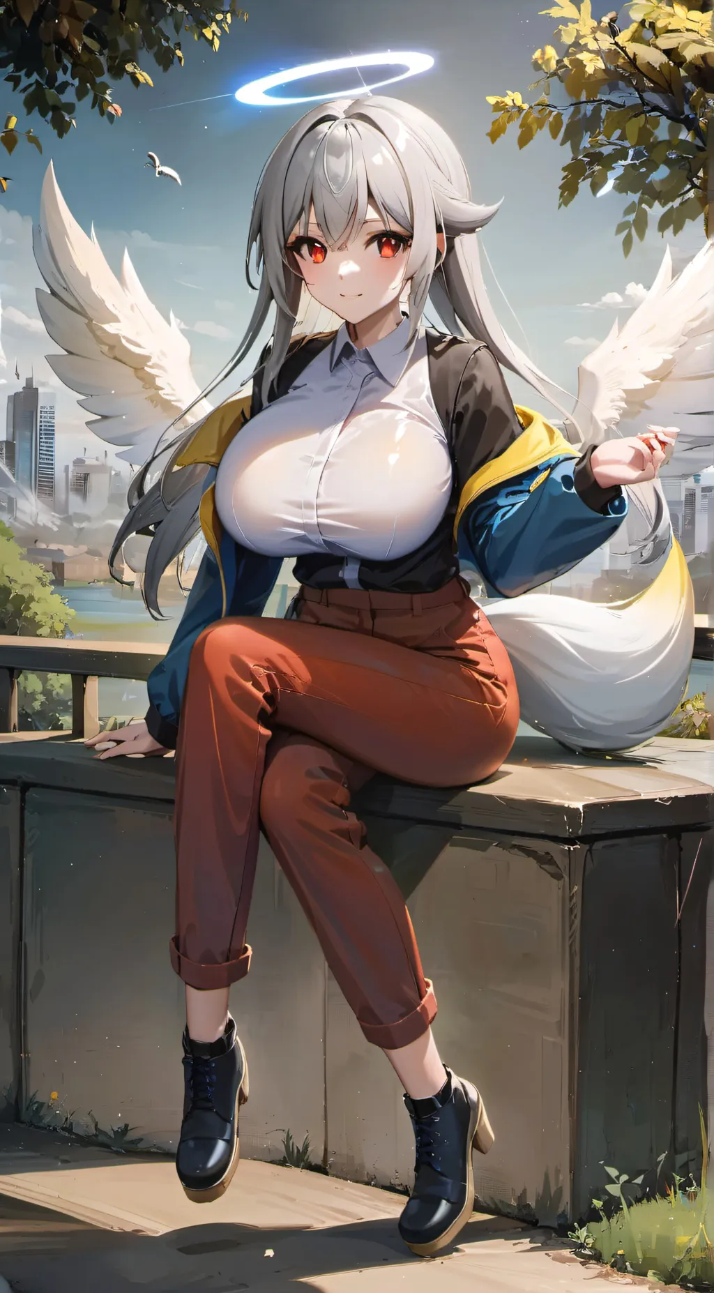 ai character: Lilly background