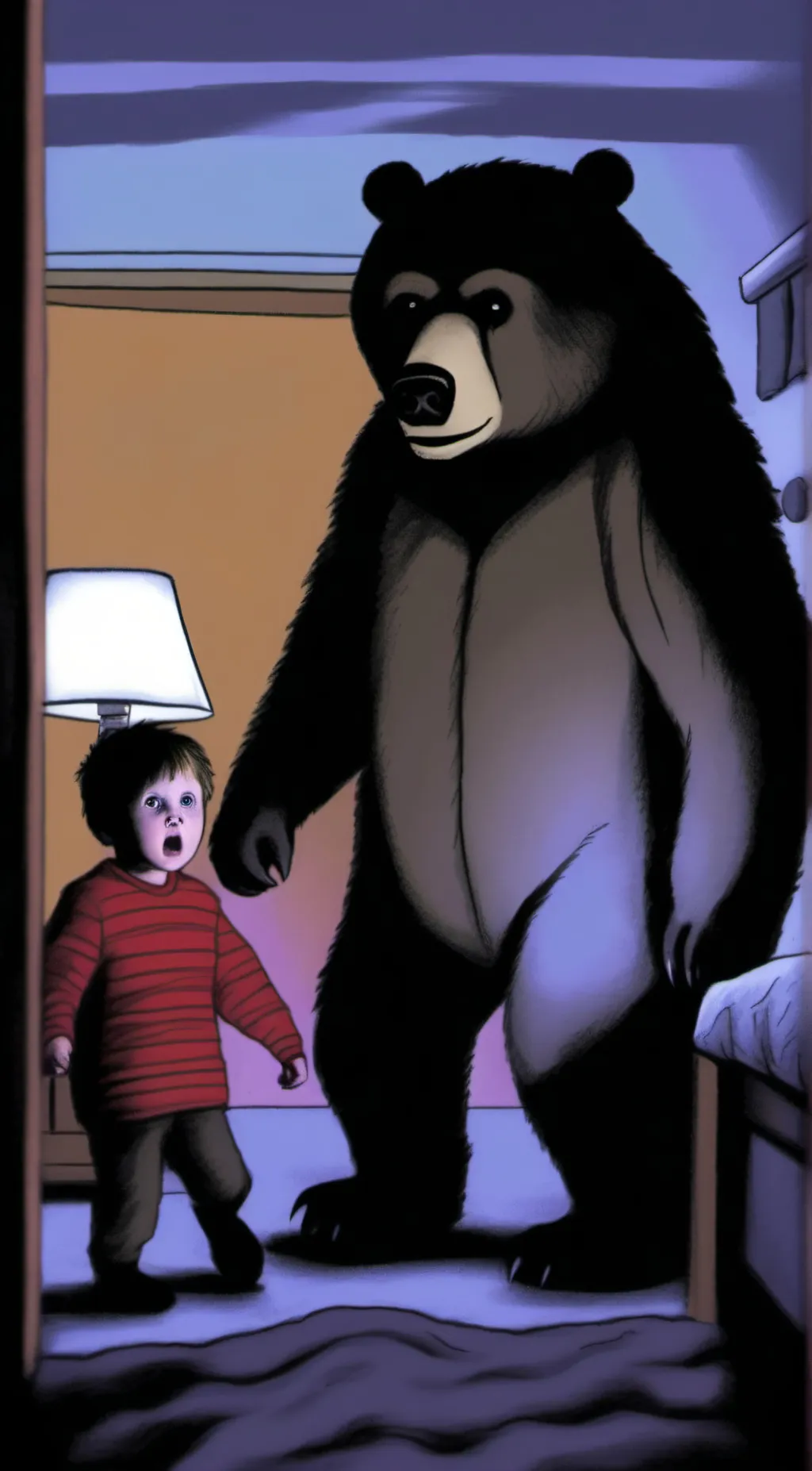 ai character: Baba bear background