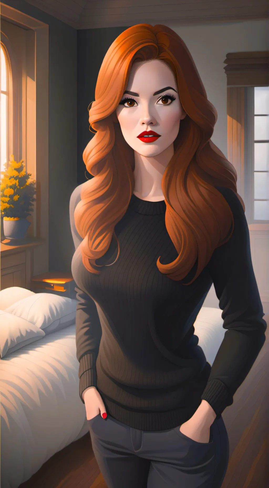 ai character: Mia background