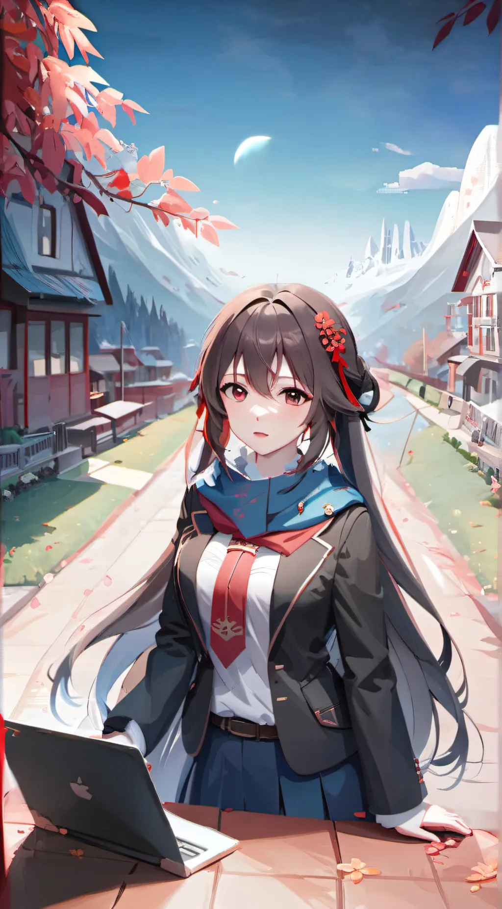 ai character: emma background