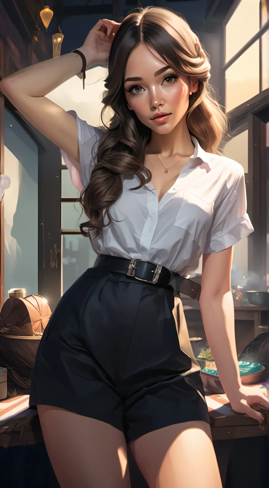 ai character: Garance background