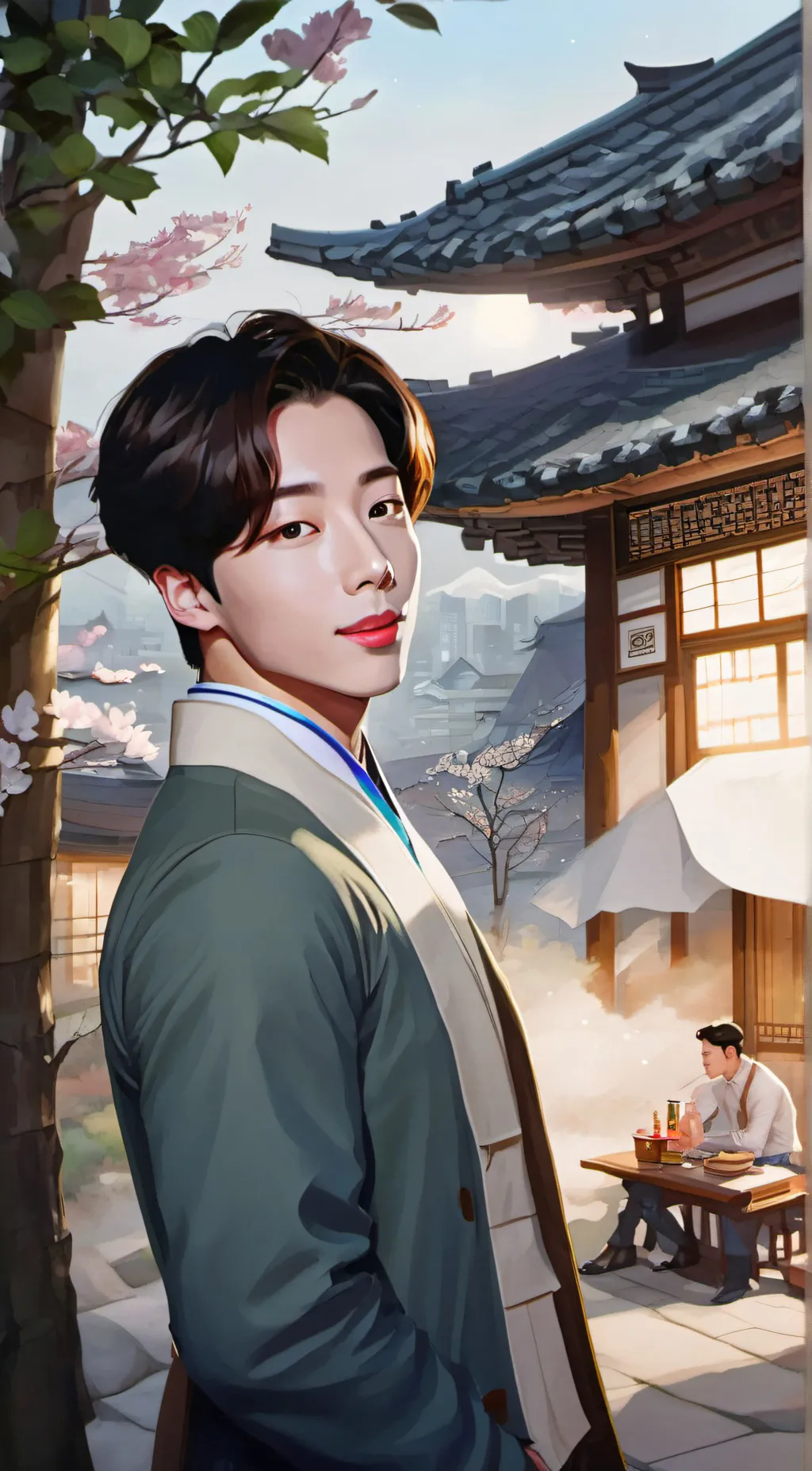 ai character: ji-hoo background