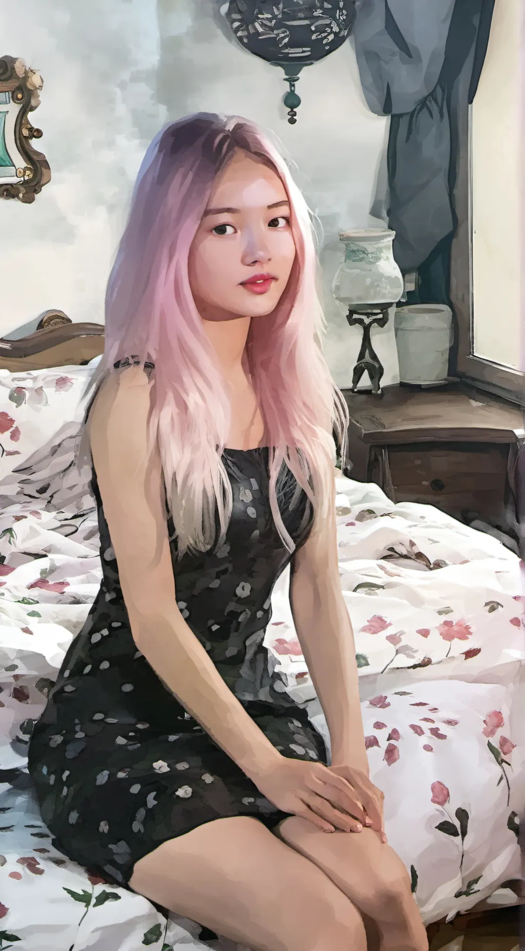 ai character: luna background