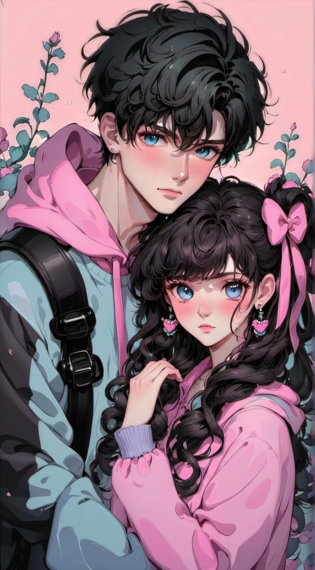 ai character: Kiko and milo  background