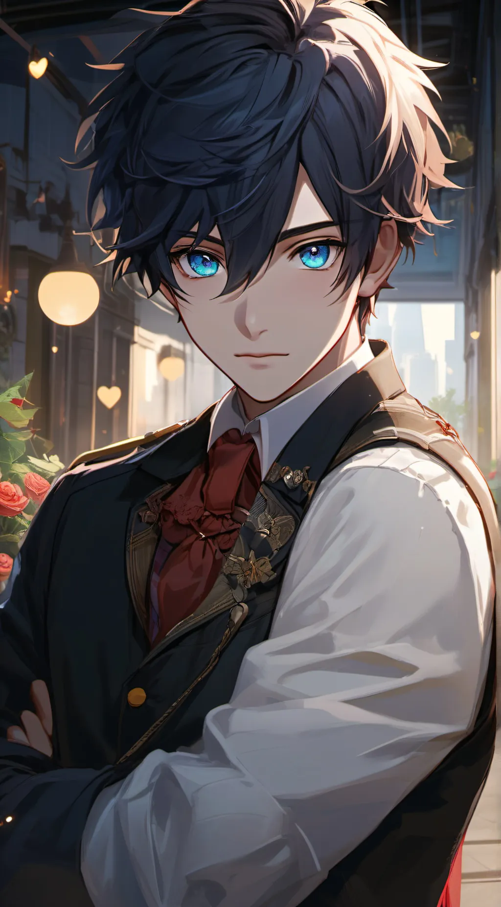 ai character: Leo background