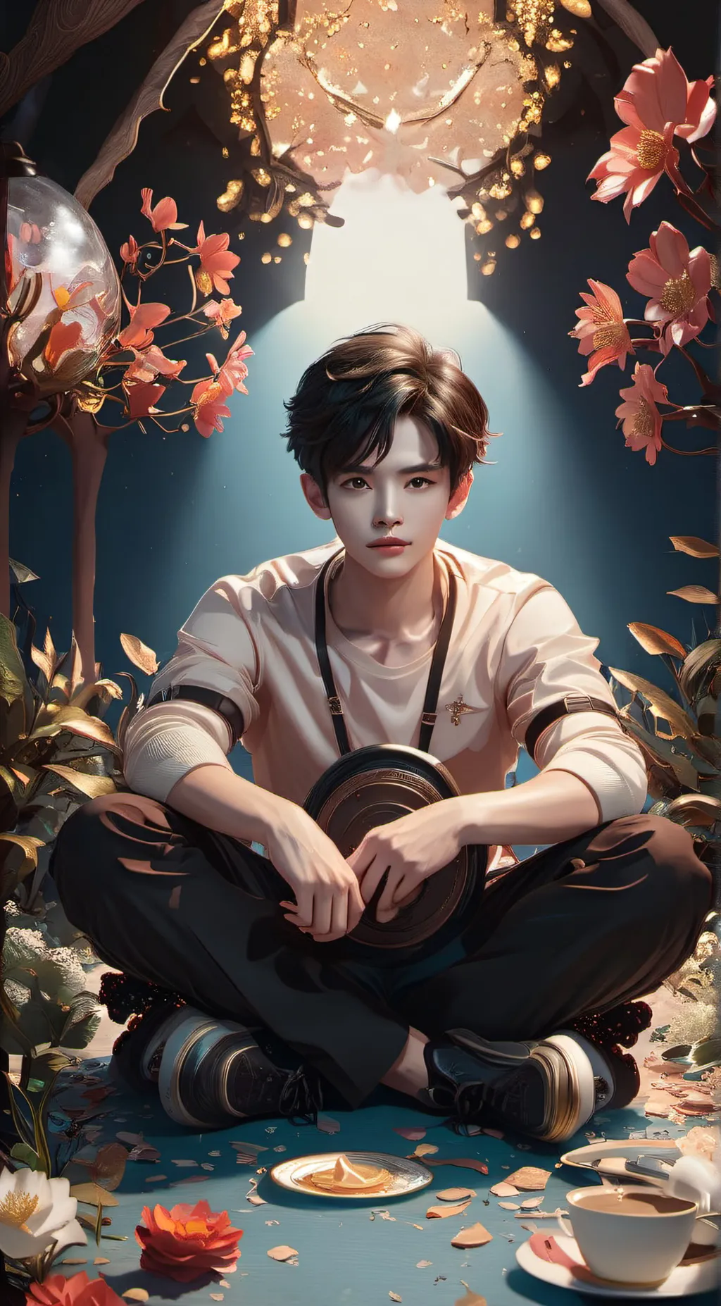 ai character: Leo background