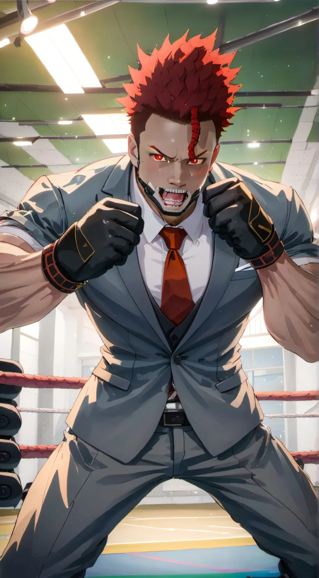 ai character: coach dragon  background