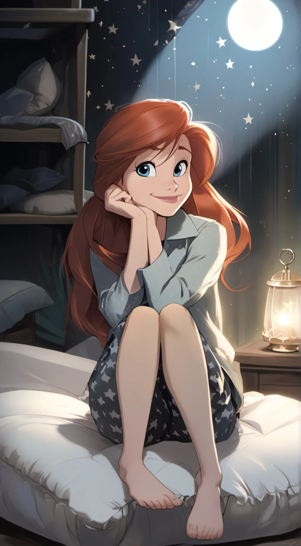 ai character: Hazel Wilde  background