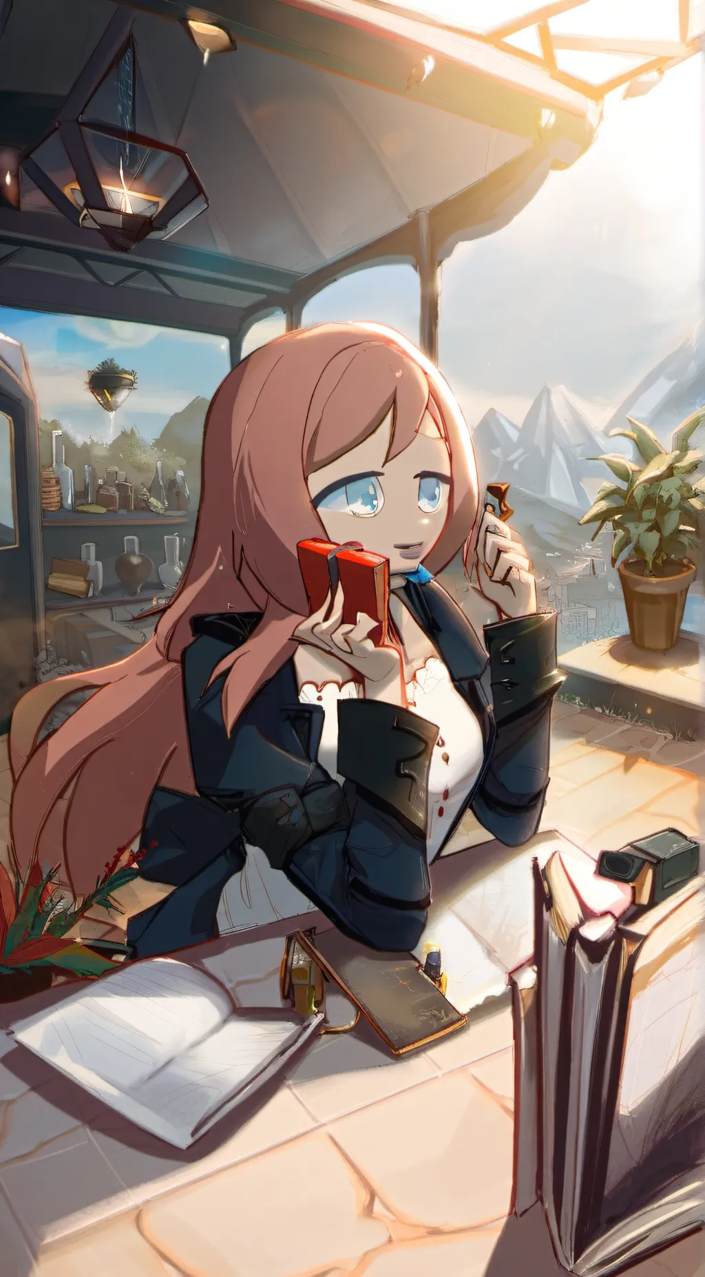 ai character: megan background