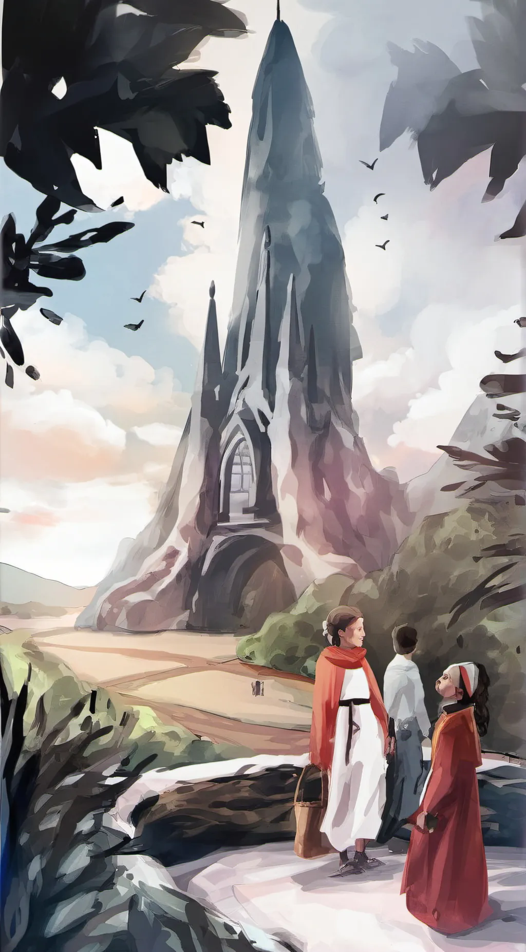 ai character: Shower thoughts  background