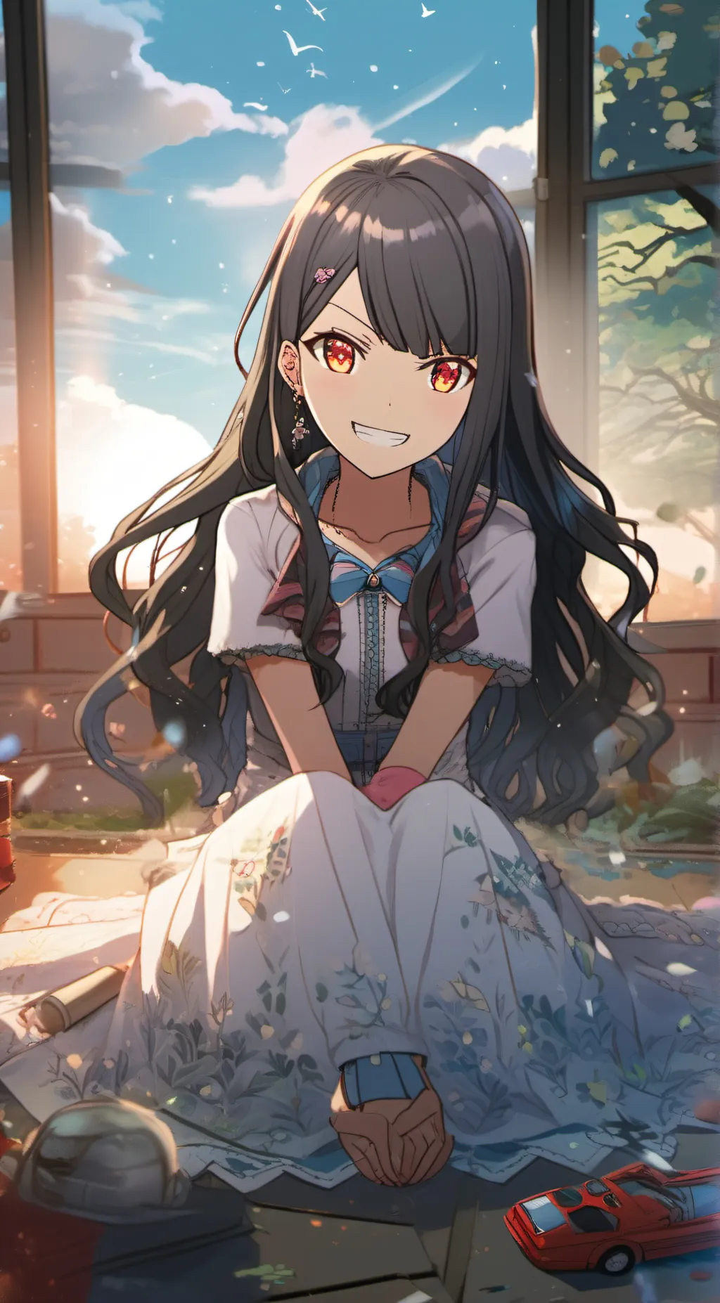 ai character: Macy background