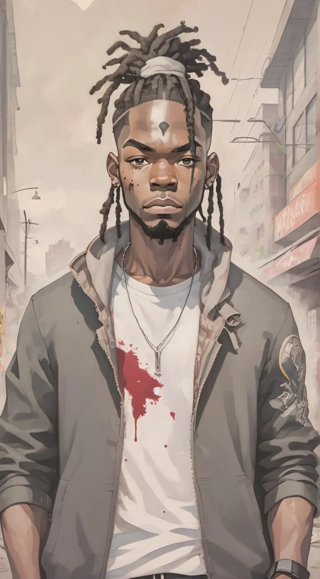 ai character: Jacob  background