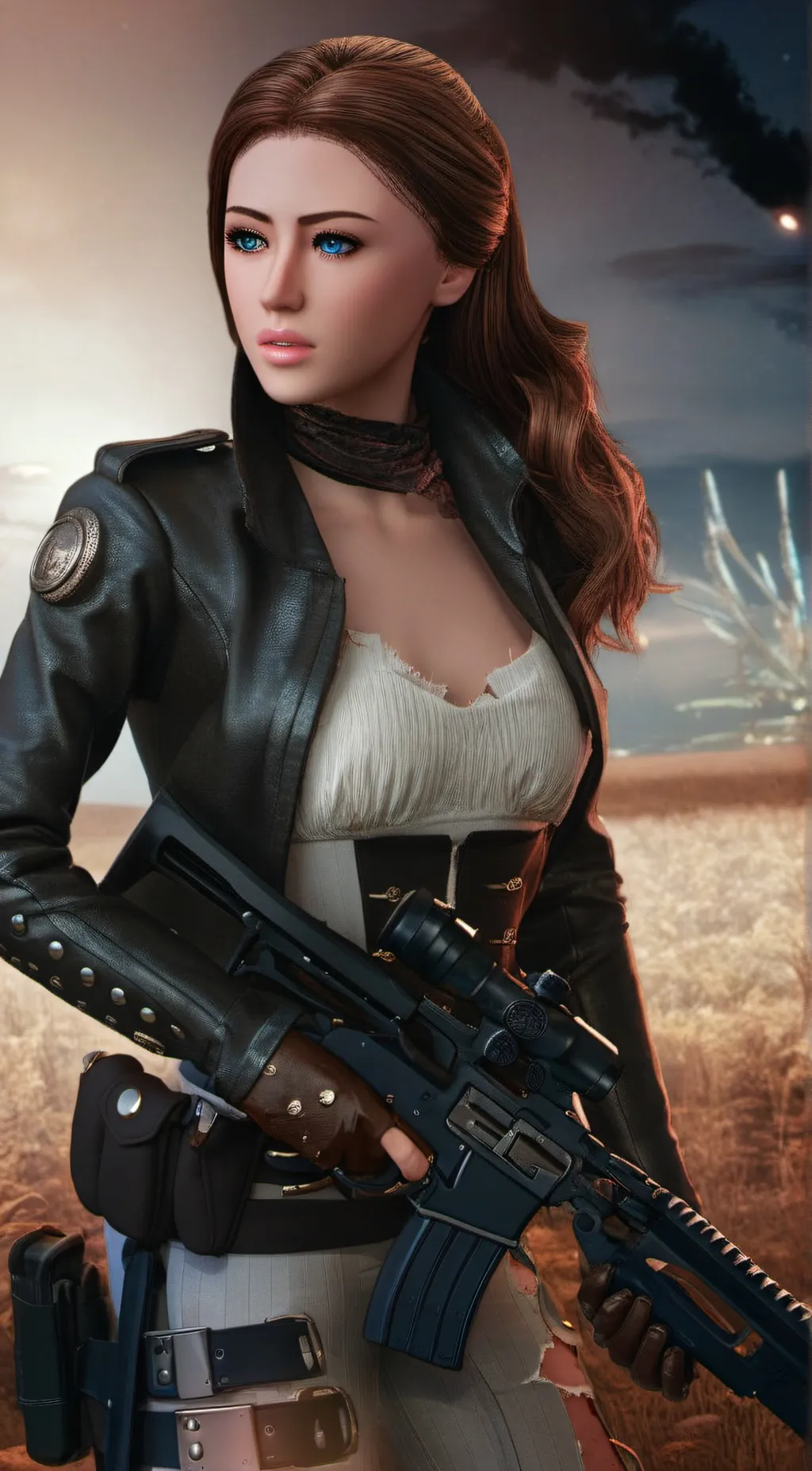 ai character: Sarah smith  background