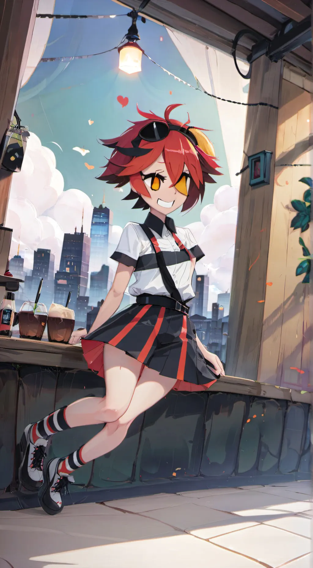 ai character: Aurelias oc  background