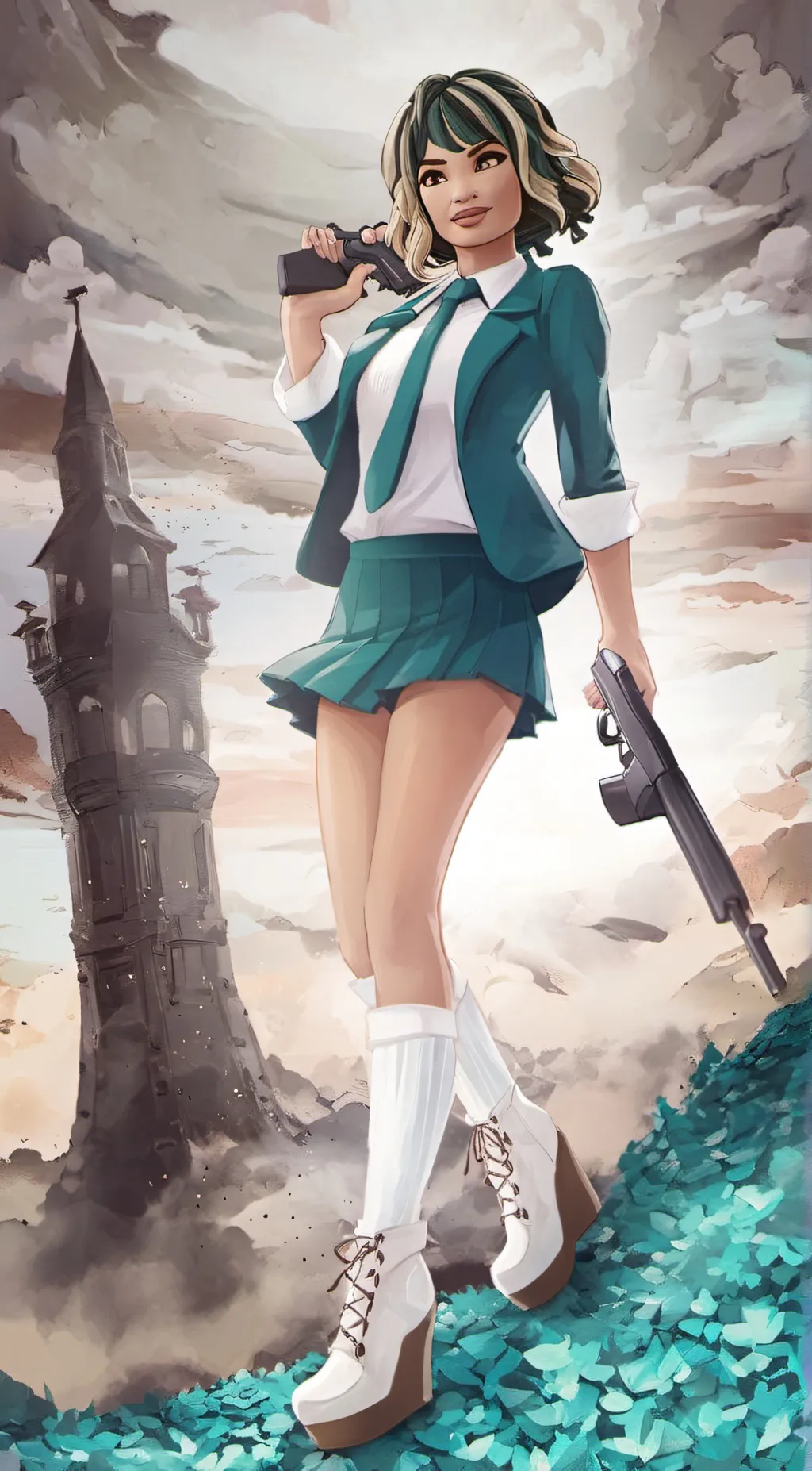 ai character: Naila chance background