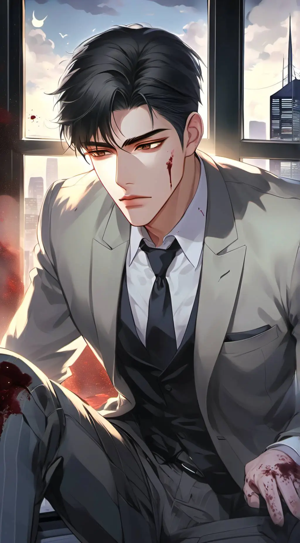 ai character: taehyun cassano background